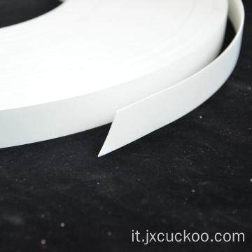 Nastro per bordi adesivi di colore in PVC bianco